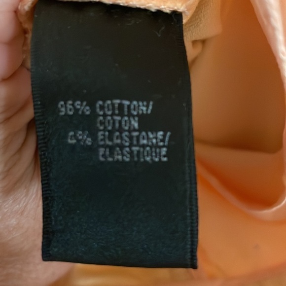 Lafayette 148 New York Bermuda Cantaloupe Melon Color Slit Pocket Shorts - Picture 8 of 10